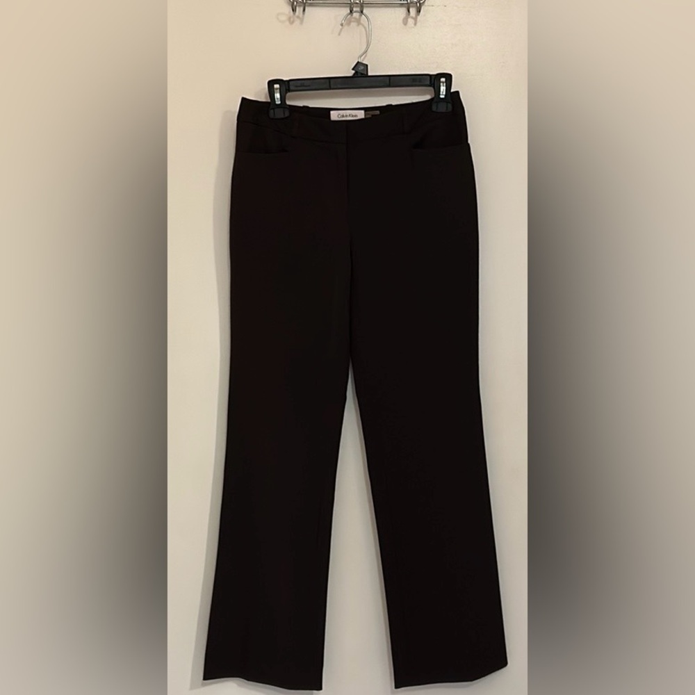 Calvin Klein modern fit size 2P brown dress pants